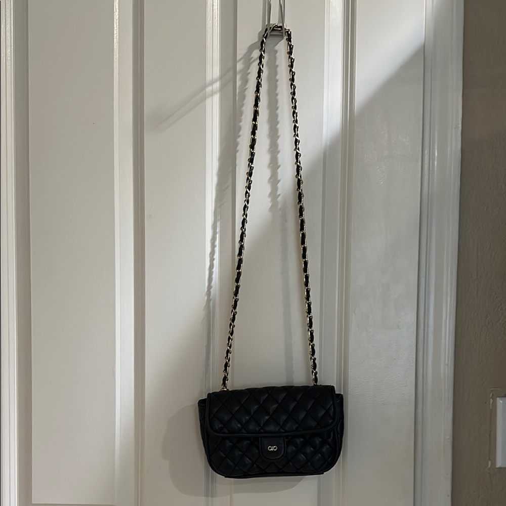 Black Quilted Shoulder Bag